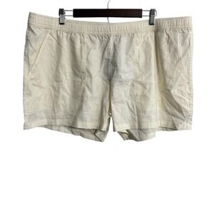 NEW Allbirds hemp shorts women's XXXL 3XL ivory hemp beachy coastal TreeBD